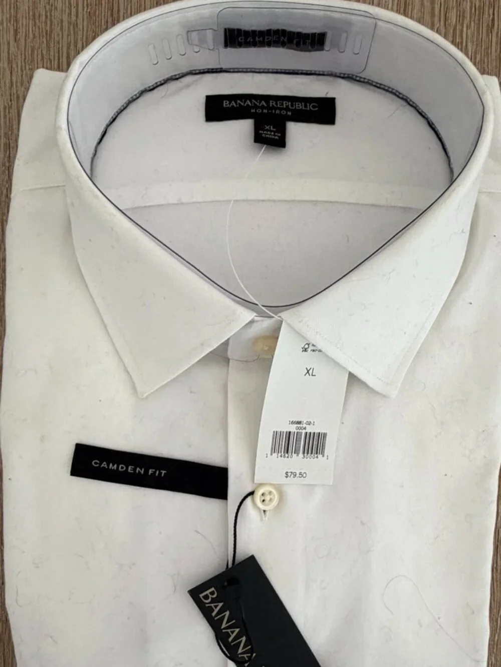 New With Tags - Banana Republic White Camden Fit Dress Shirt - XL - Regular Fit